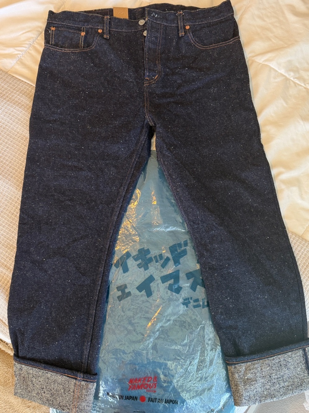 Naked & Famous Denim Dark Indigo Jeans